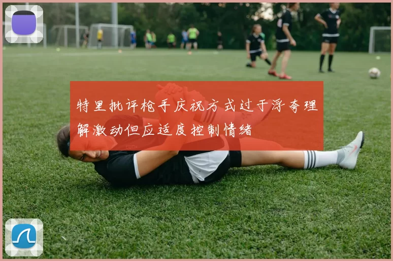 特里批评枪手庆祝方式过于浮夸理解激动但应适度控制情绪