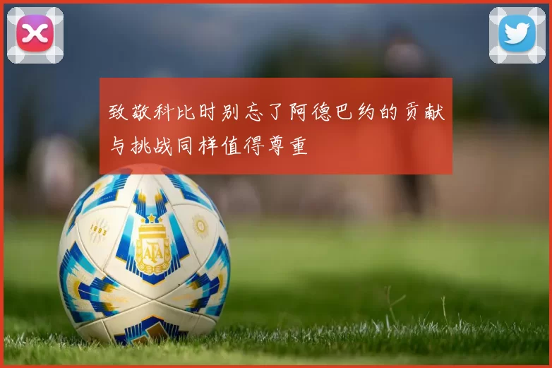 致敬科比时别忘了阿德巴约的贡献与挑战同样值得尊重